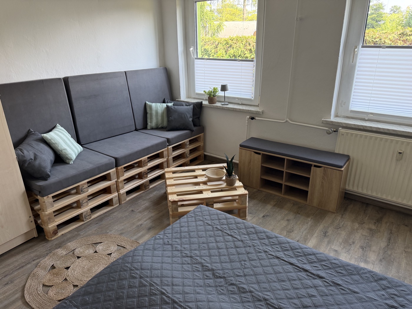 Doppelzimmer mit Gemeinschaftsbad – Foto 1